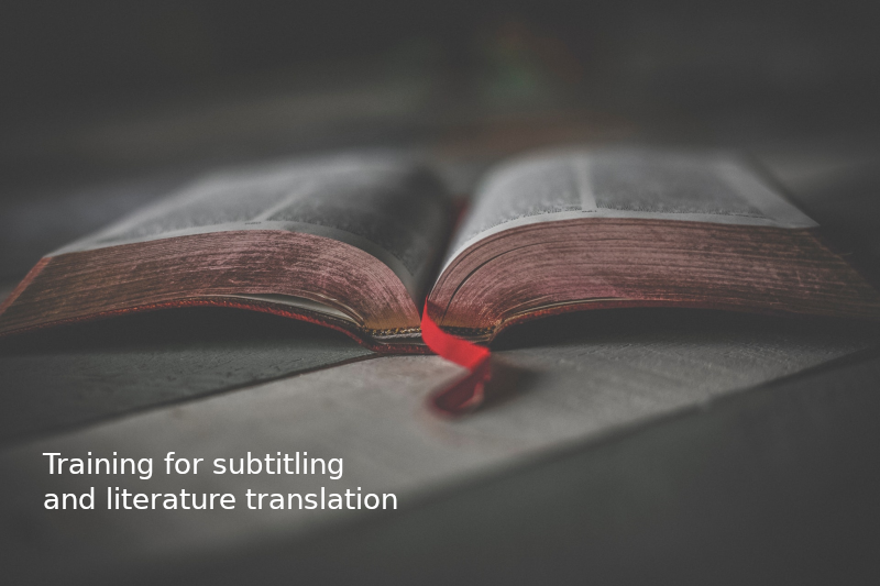 Training for subtitling and literature translation